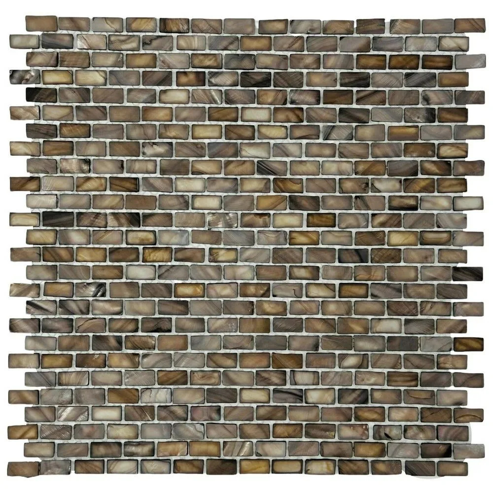 Керамическая Marble Mosaic Мозаика Coffe Brick Shell 30,5х30,5