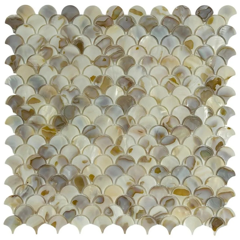 Керамическая Marble Mosaic Мозаика Painted Shell Scales 30,5х30,5