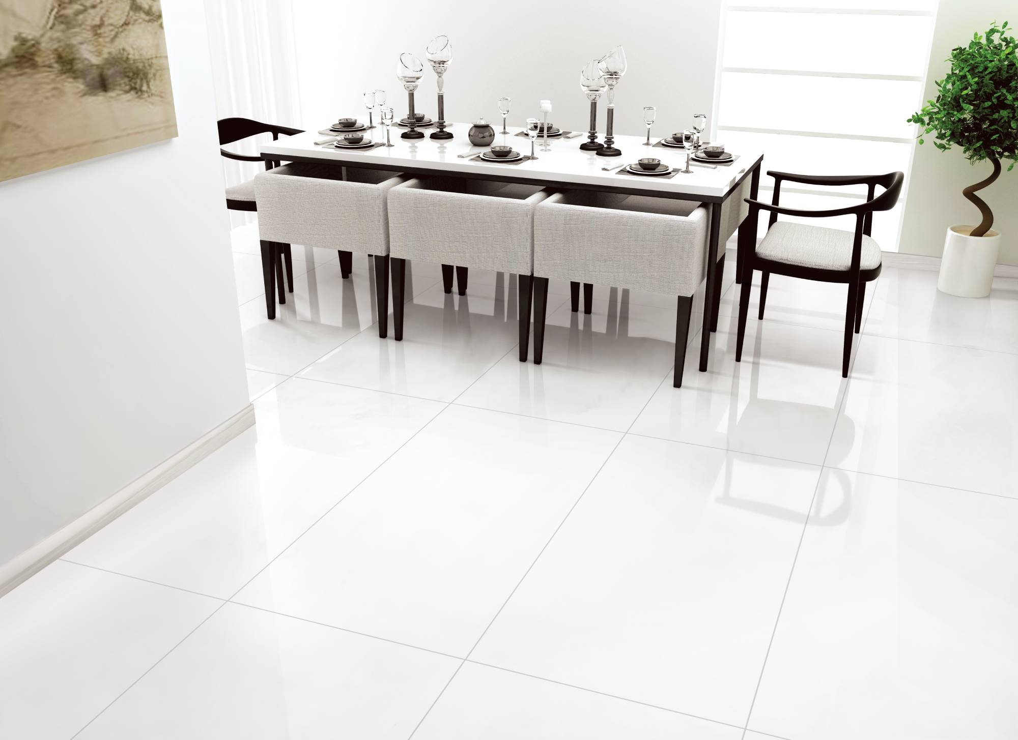 Фото в интерьере Marble Mosaic Snow White