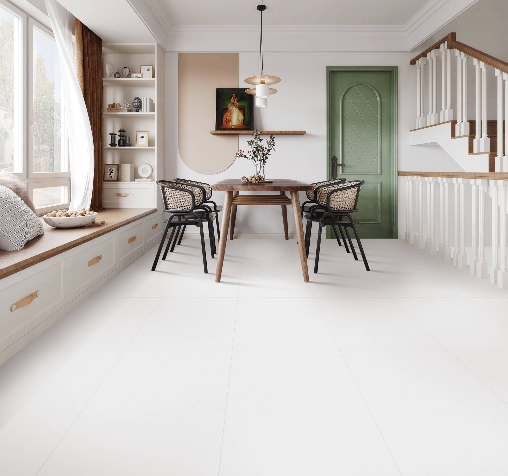 Фото в интерьере Marble Mosaic Snow White