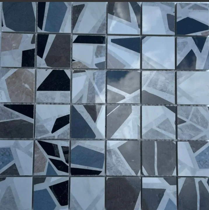 Фото в интерьере Marble Mosaic Square 47x47 Керамогранитная