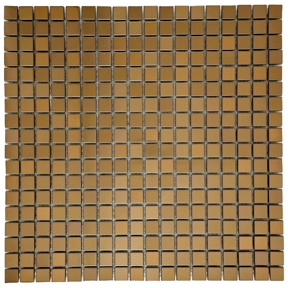 Керамическая Marble Mosaic Stainless Steel Мозаика Metalic Rose 30х30