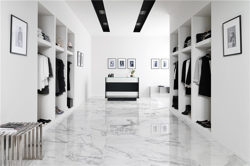 Фото в интерьере Marble Mosaic Statuario Bianco