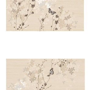 Декор Marca Corona Bon Chic Avorio Farfalla(Комп/2шт) 20x50