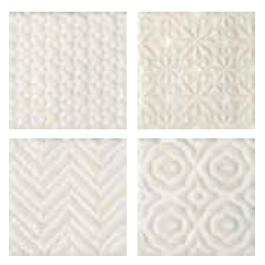 Декор Marca Corona Jolie 8334 Blanc (Комп/4шт) 10x10