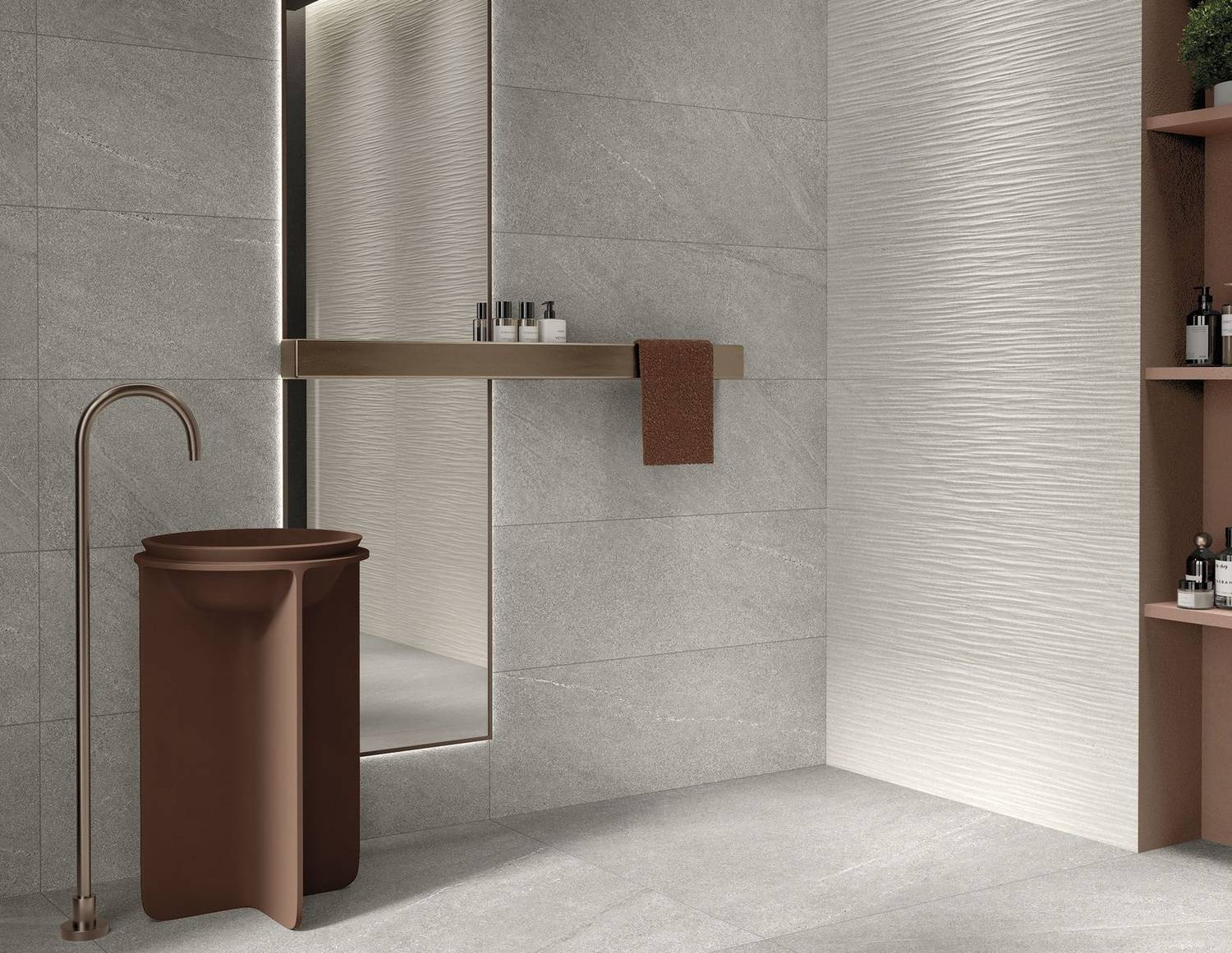 Фото в интерьере для ванной MGM Ceramiche Limestone