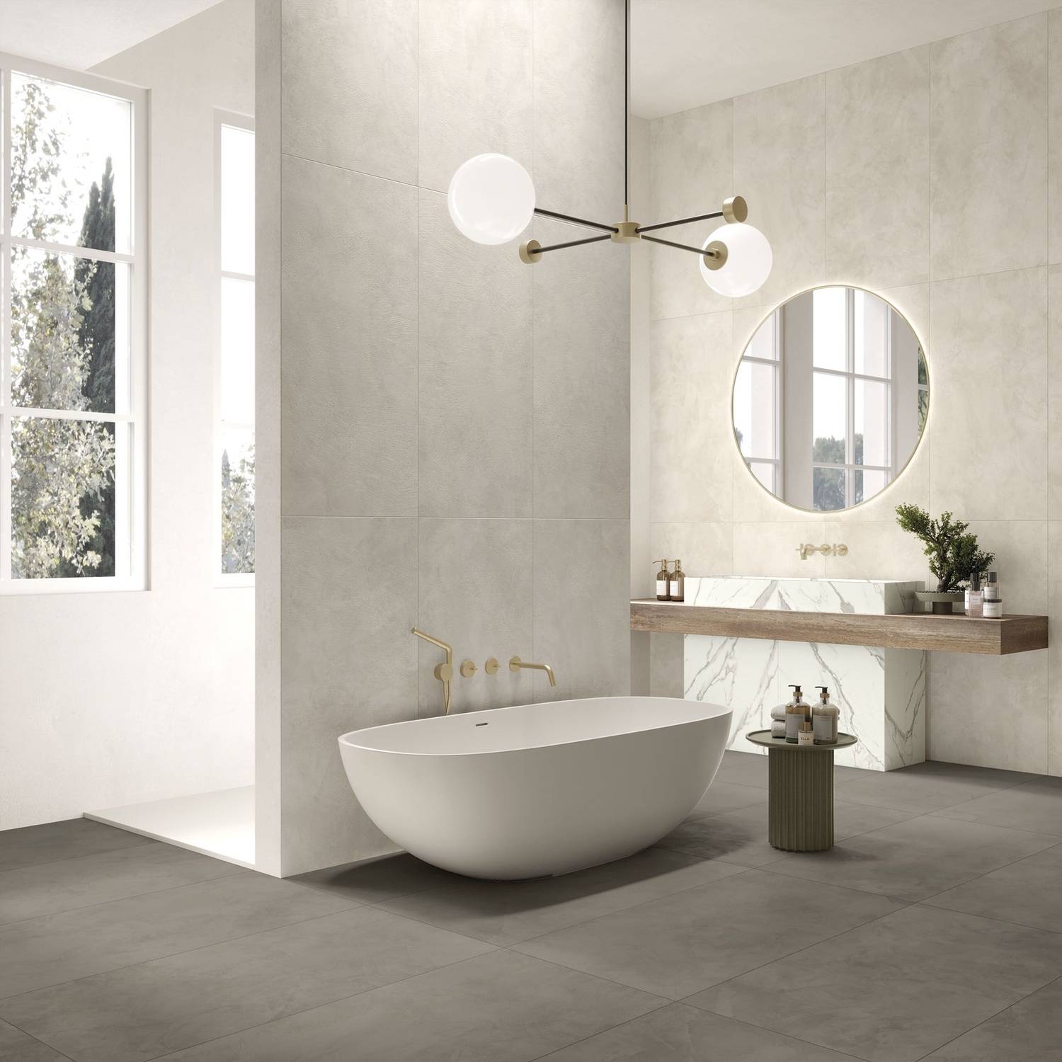 Фото в интерьере для ванной MGM Ceramiche Resin Hub