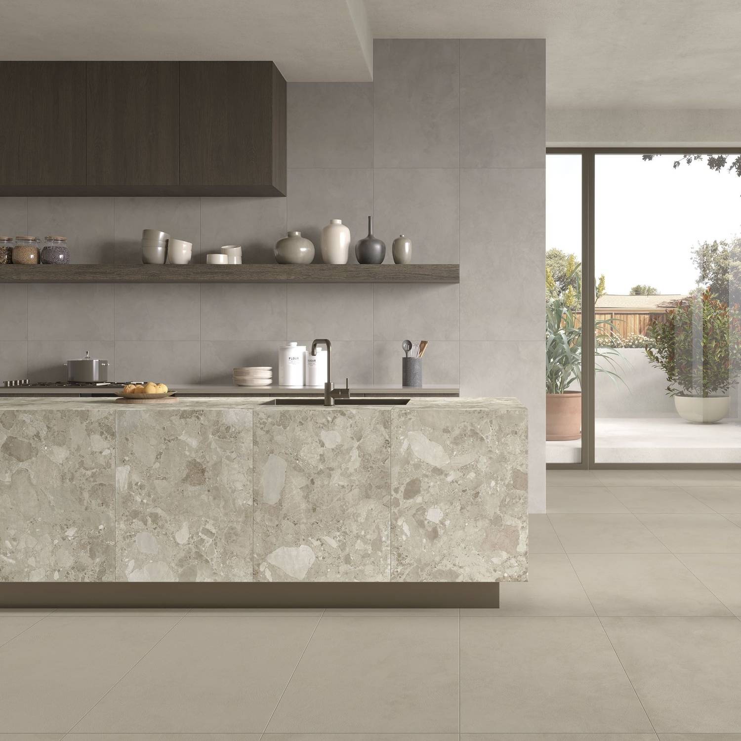 Фото в интерьере для фартука MGM Ceramiche Resin Hub