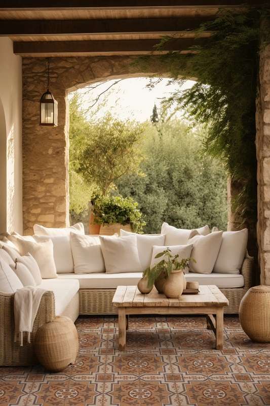 Фото в интерьере для террасы Nanda Tiles Andalusia