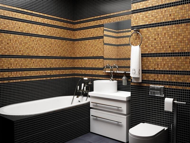 Фото в интерьере для ванной Natural Mosaic Adriatica
