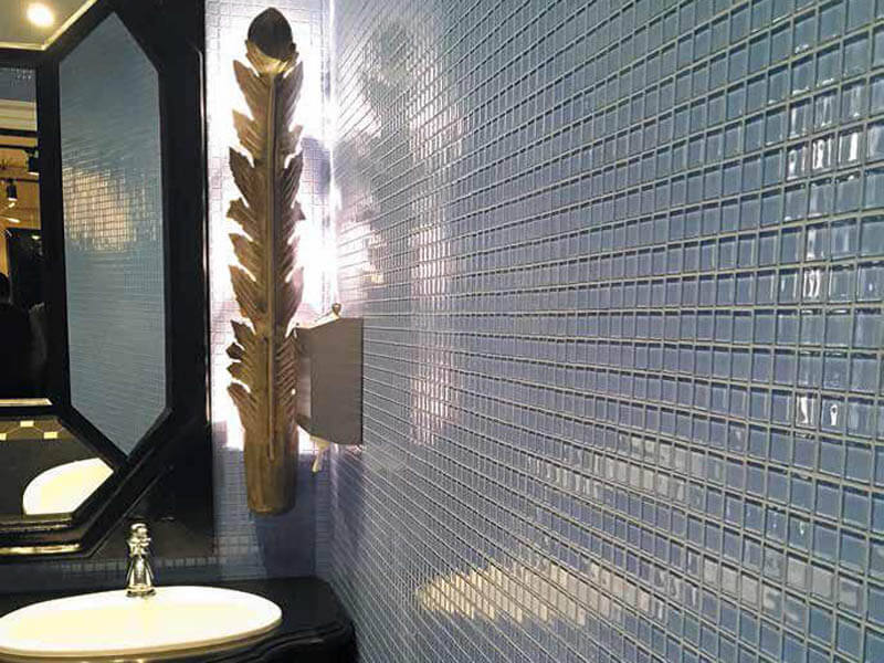 Фото в интерьере для ванной Natural Mosaic Color palette