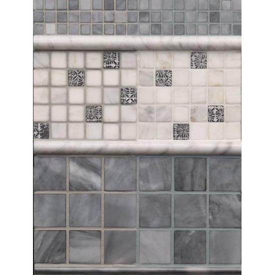 Миксы Natural Mosaic Inka Мозаика Мрамор+Агломерат микс BDA-2311 (BDA-11R) чип 23х23 — фото 2