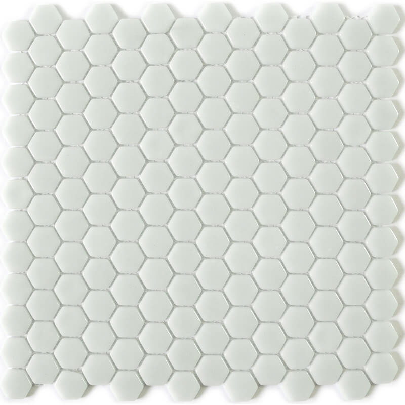 Стеклянная Natural Mosaic Steppa STP-WH001-HEX 30x30 в интерьере