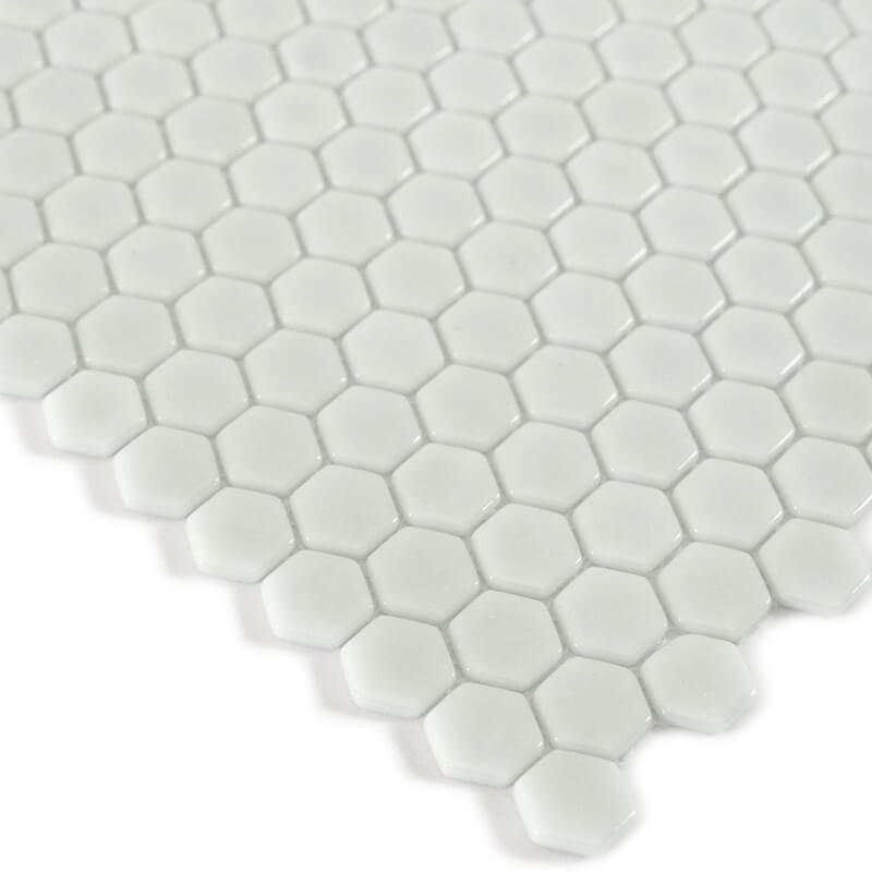 Стеклянная Natural Mosaic Steppa STP-WH001-HEX 30x30 в интерьере