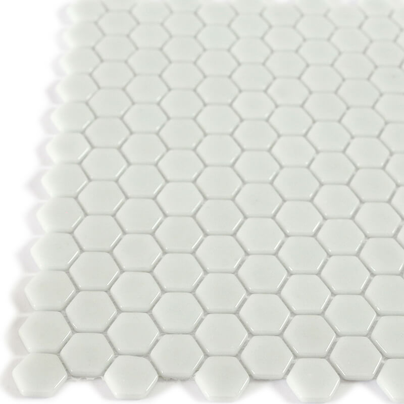 Стеклянная Natural Mosaic Steppa STP-WH001-HEX 30x30 в интерьере