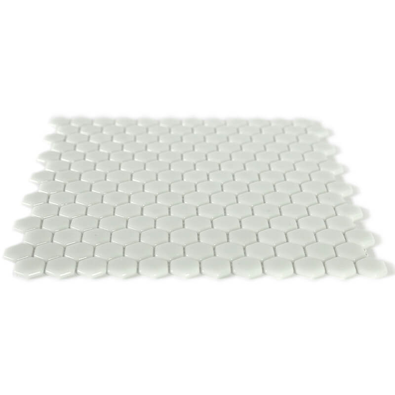Стеклянная Natural Mosaic Steppa STP-WH001-HEX 30x30 в интерьере
