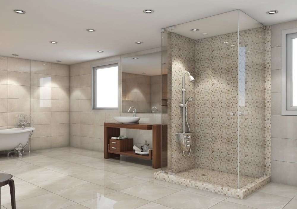 Фото в интерьере для ванной Navarti Porcelanico 150x75
