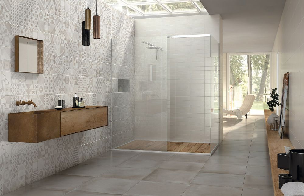 Фото в интерьере для ванной Naxos Argille