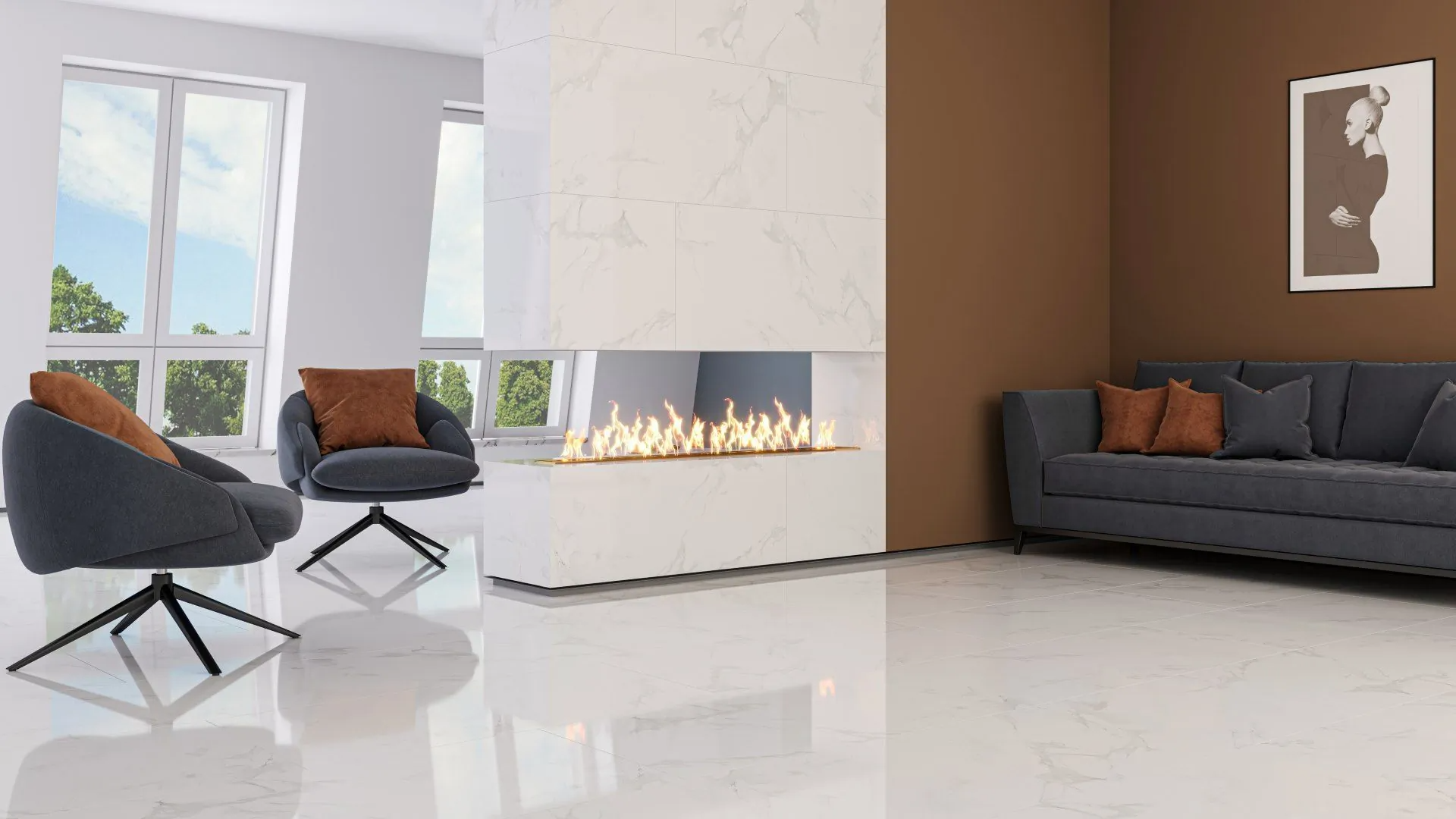 Интерьер Neodom Classic Marble