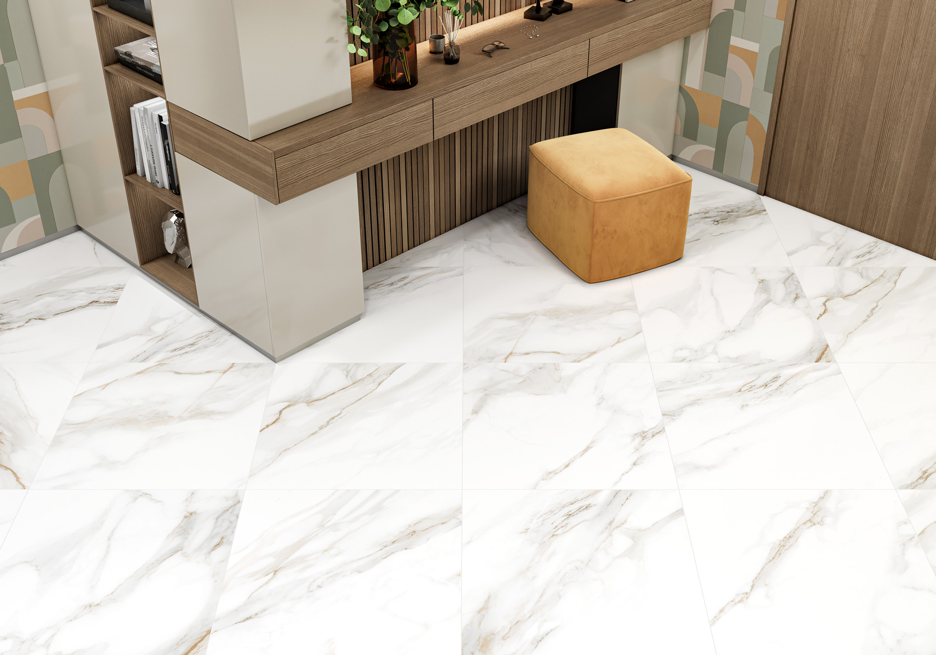 Фото в интерьере New Trend Calacatta Andrea