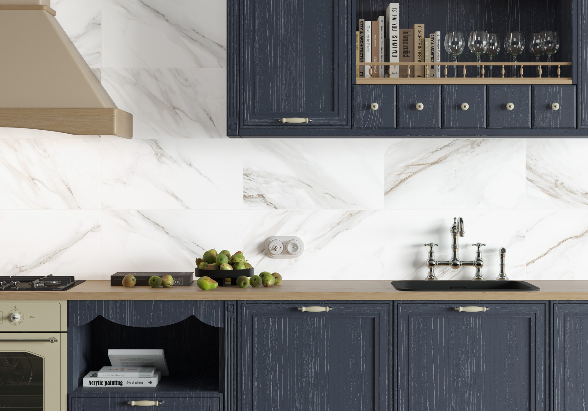 Фото в интерьере New Trend Calacatta Andrea