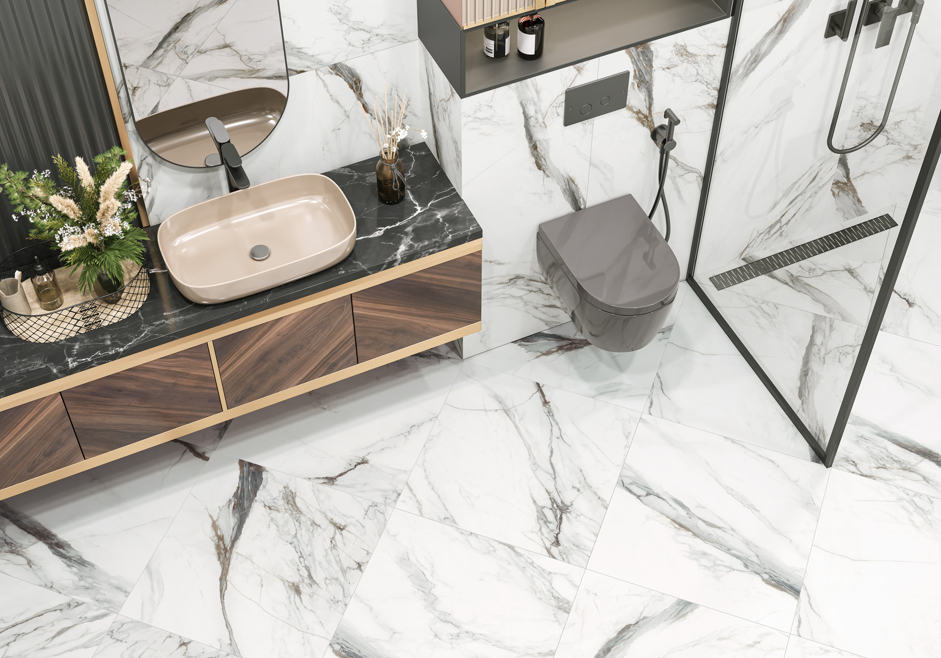 Фото в интерьере New Trend Carrara Cersei