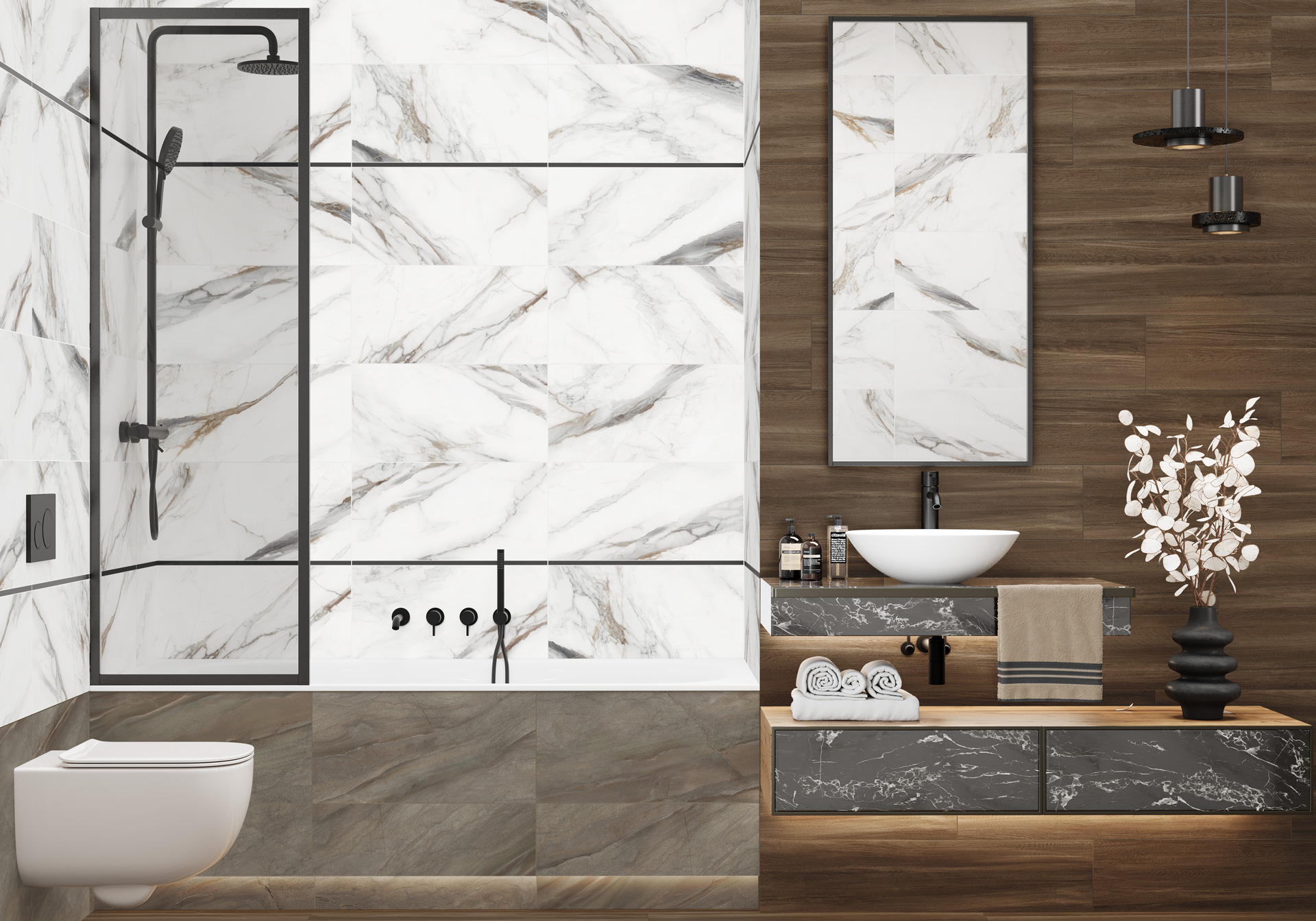 Фото в интерьере New Trend Carrara Cersei
