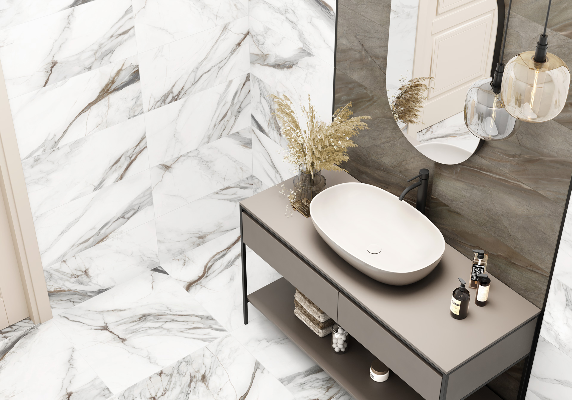 Фото в интерьере New Trend Carrara Cersei
