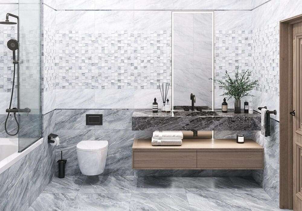 Фото в интерьере для ванной New Trend Керамогранит 60x60