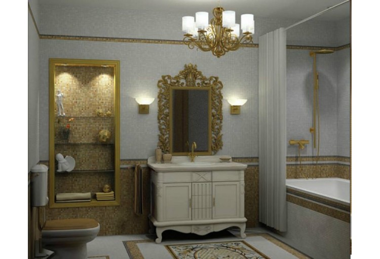 Фото в интерьере для ванной NS-Mosaic Gold