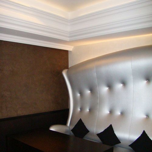 Плинтусы потолочные Orac Decor Luxxus C333 карниз полиуретан 2000х122х111 мм. — фото 2