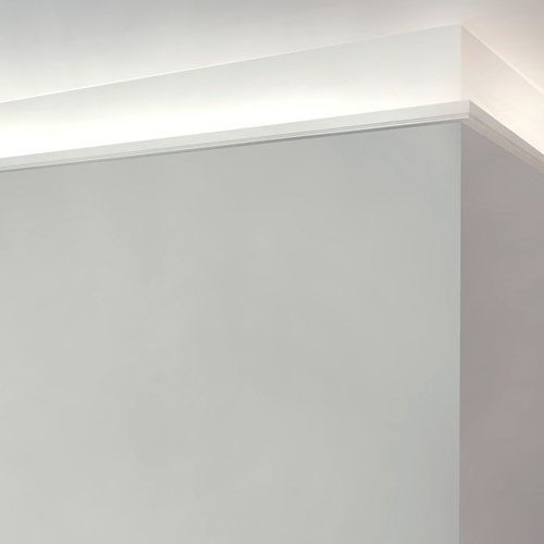 Плинтусы потолочные Orac Decor Luxxus C361 профиль для скрытого освещения полиуретан 2000х50х50 мм. — фото 2