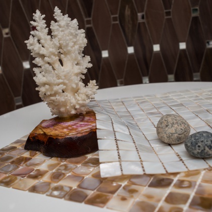 Фото в интерьере для ванной ORRO Mosaic Shell
