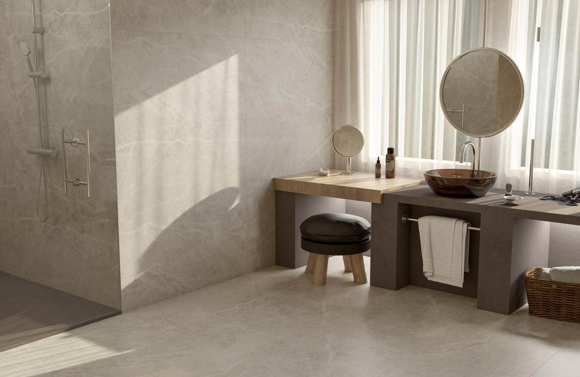 Фото в интерьере для ванной Pamesa Atrium Stone