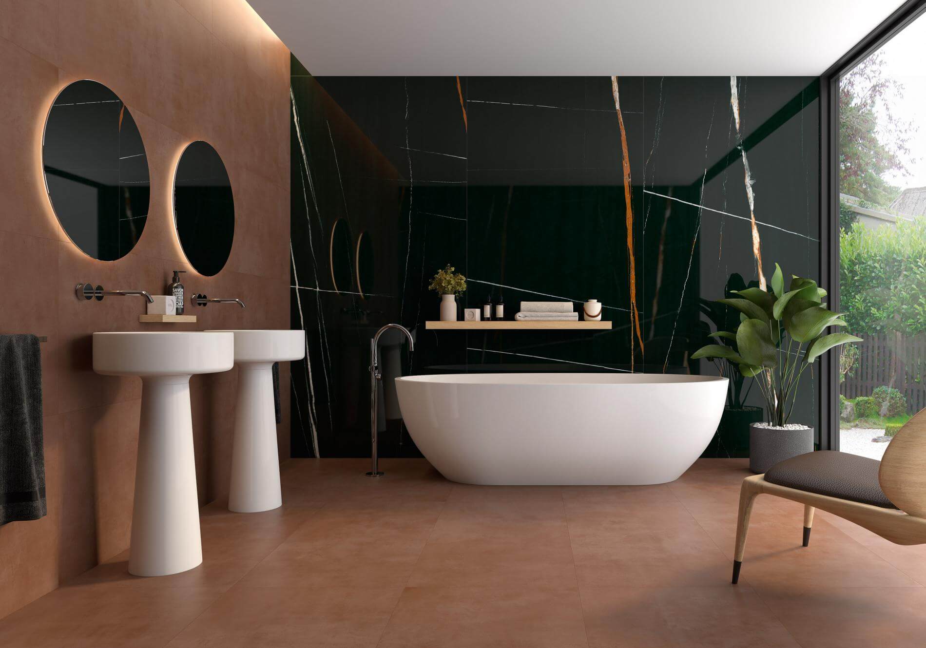 Фото в интерьере для ванной Pamesa Cr. Lux Jebel