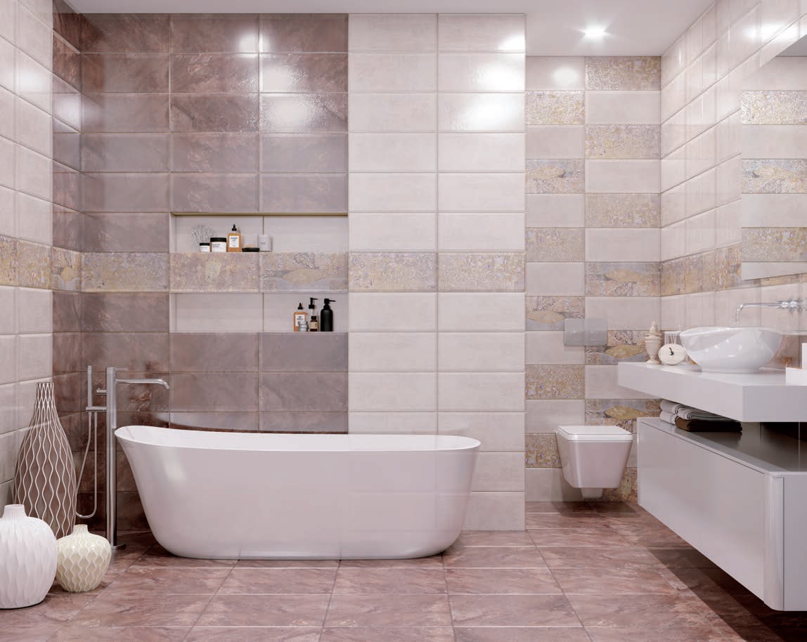 Фото в интерьере для ванной PiezaROSA Klimt