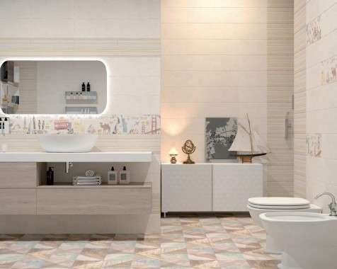 Фото в интерьере для ванной PiezaROSA Romantic