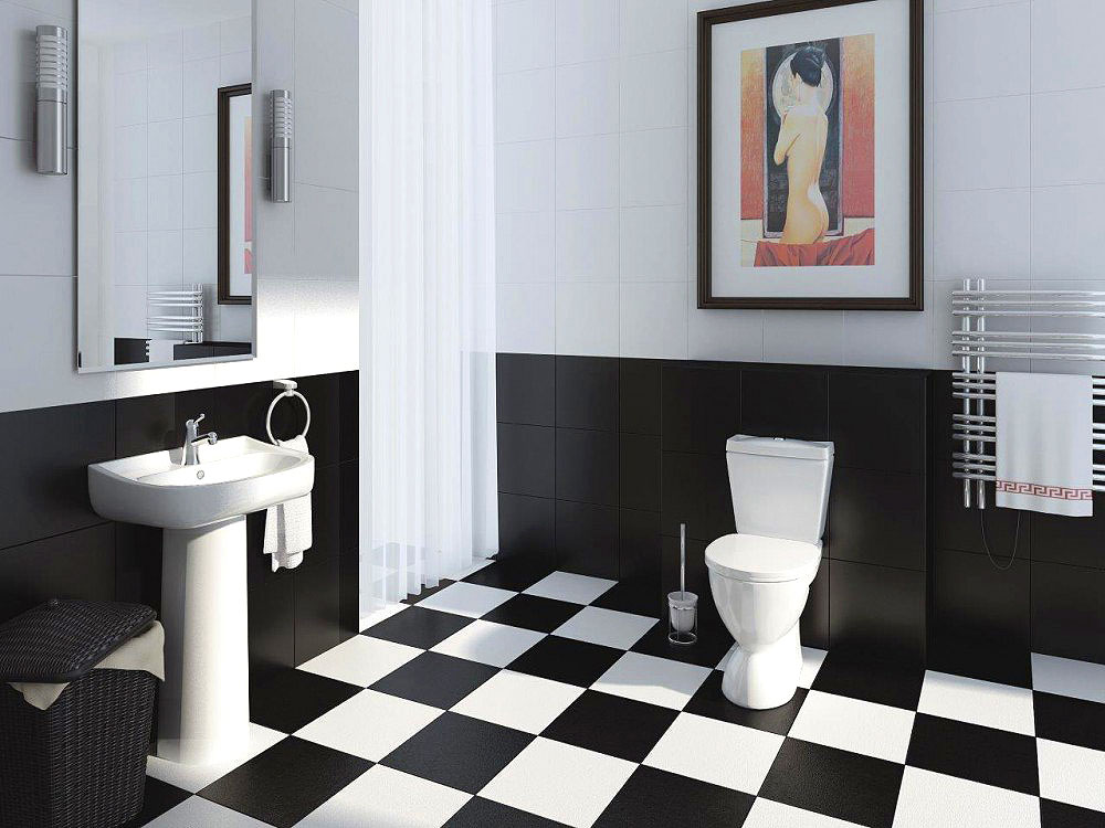 Фото в интерьере для туалета PiezaROSA Таурус