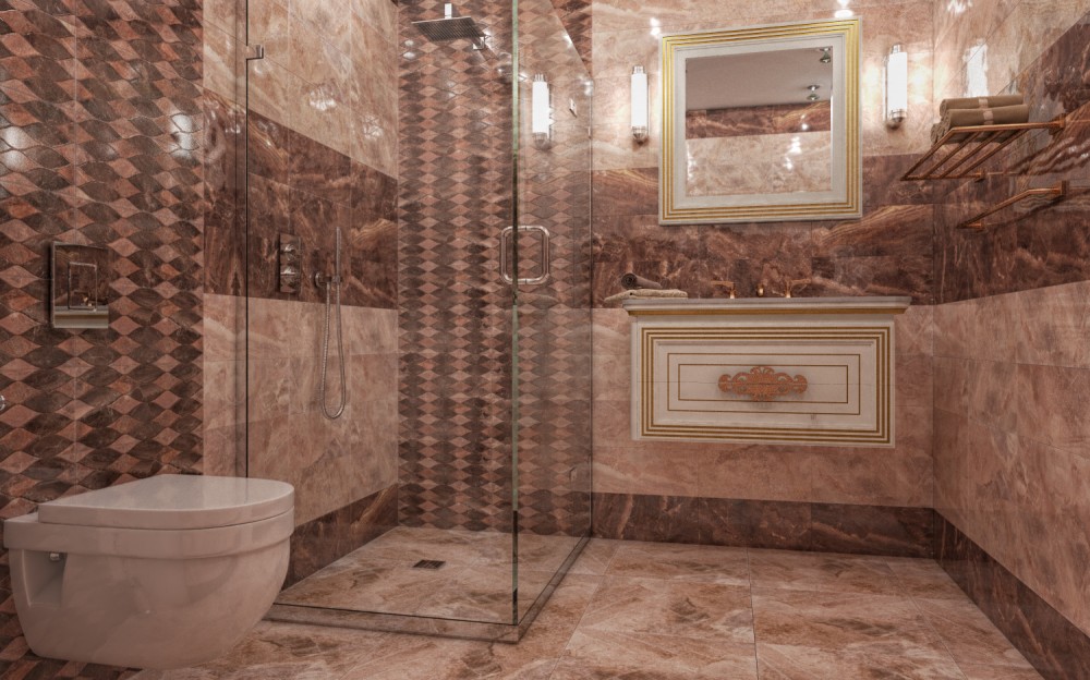 Фото в интерьере для ванной PiezaROSA Тегеран