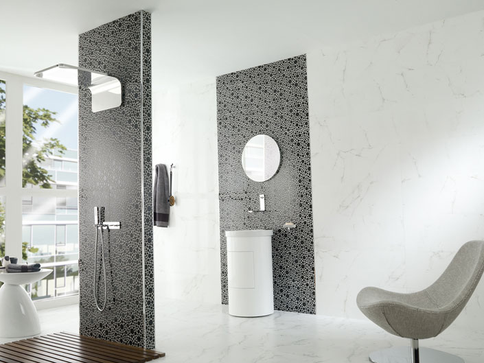 Фото в интерьере для ванной Porcelanosa  Carrara