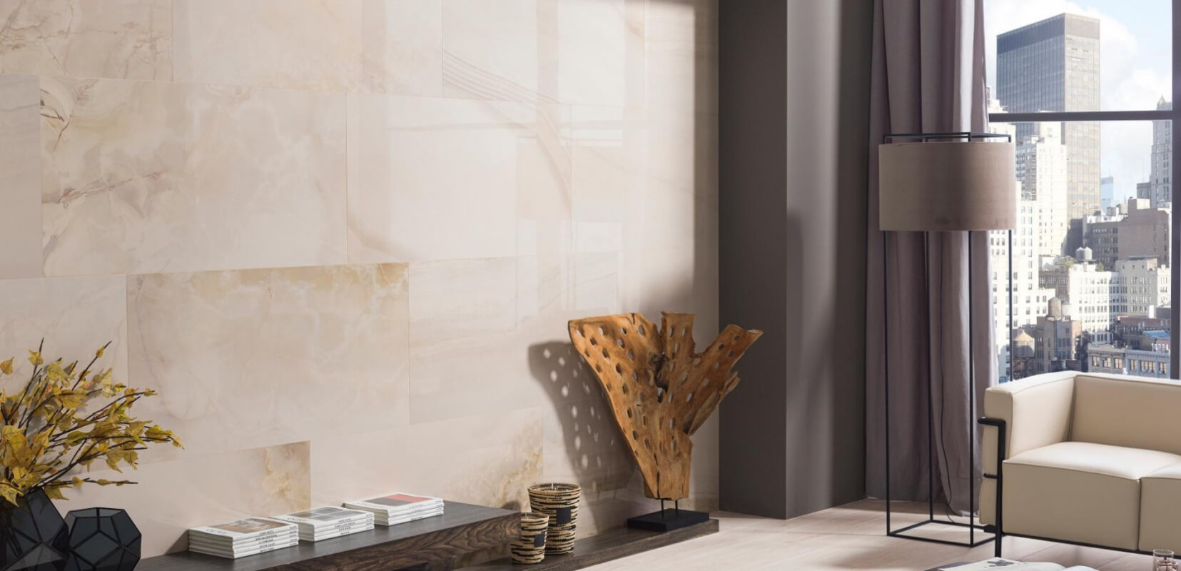 Фото в интерьере для гостиной Porcelanosa  Sochi