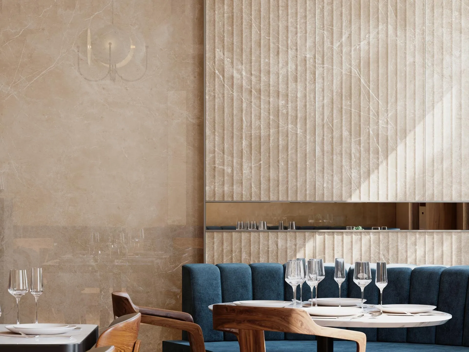 Фото в интерьере Porcelanosa  Velluto