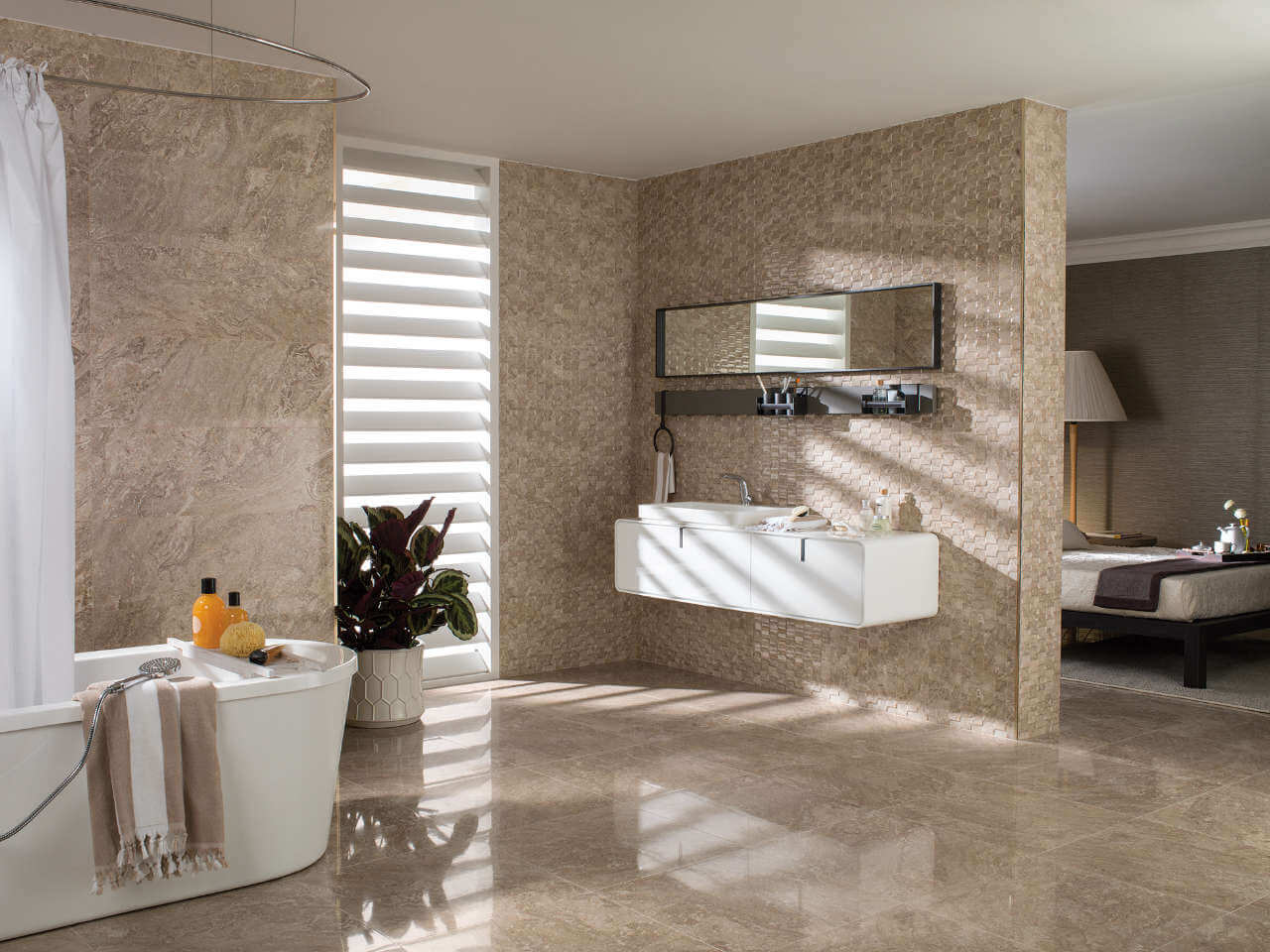 Фото в интерьере для ванной Porcelanosa  Verona