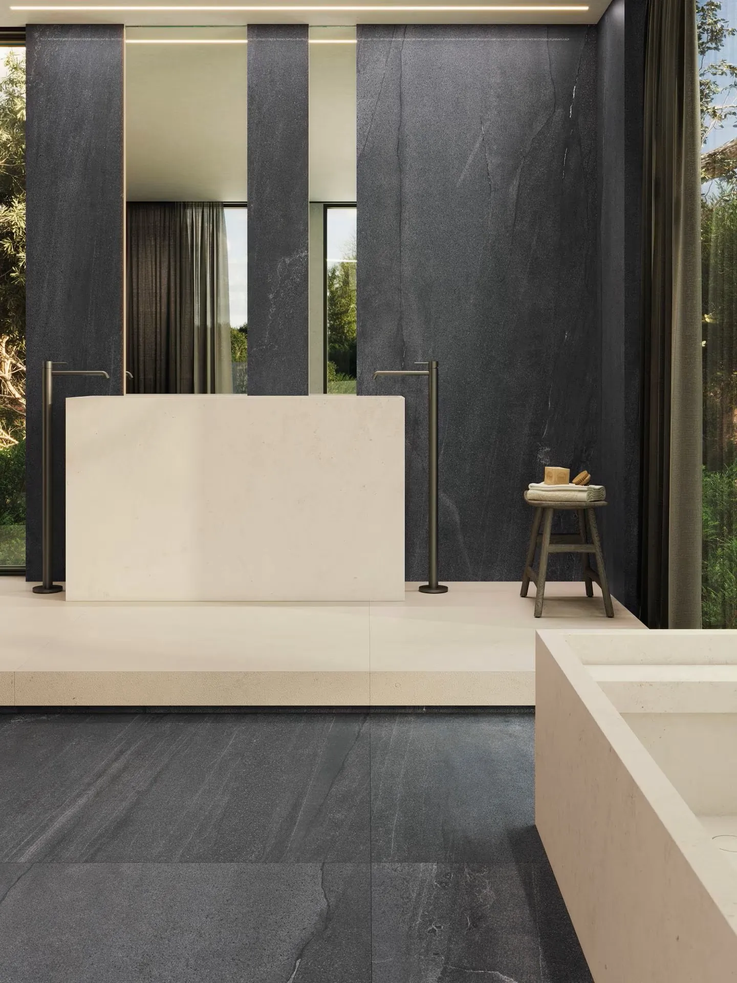 Фото в интерьере Porcelanosa  Xlight Aged