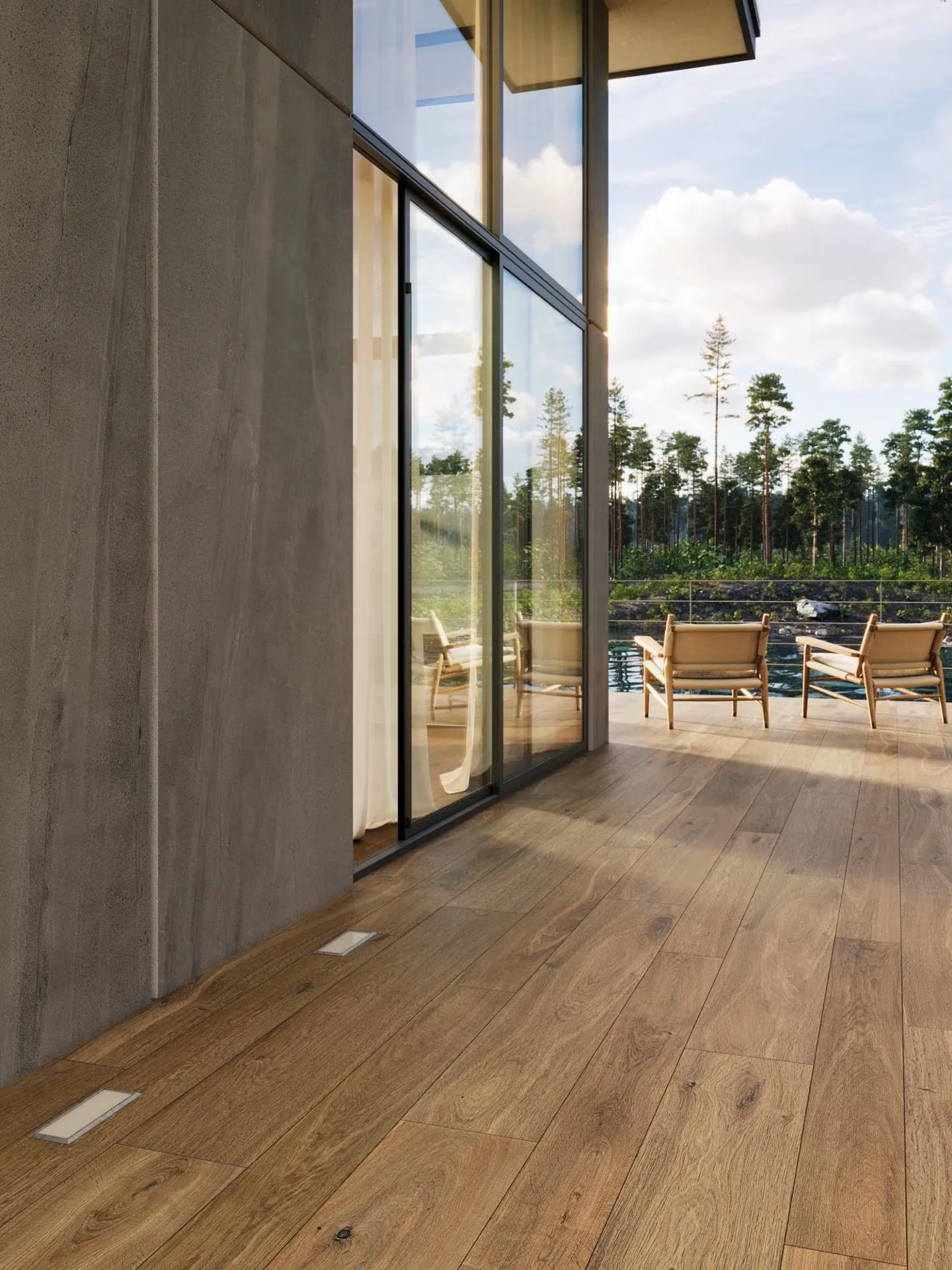 Фото в интерьере Porcelanosa  Xlight Aged