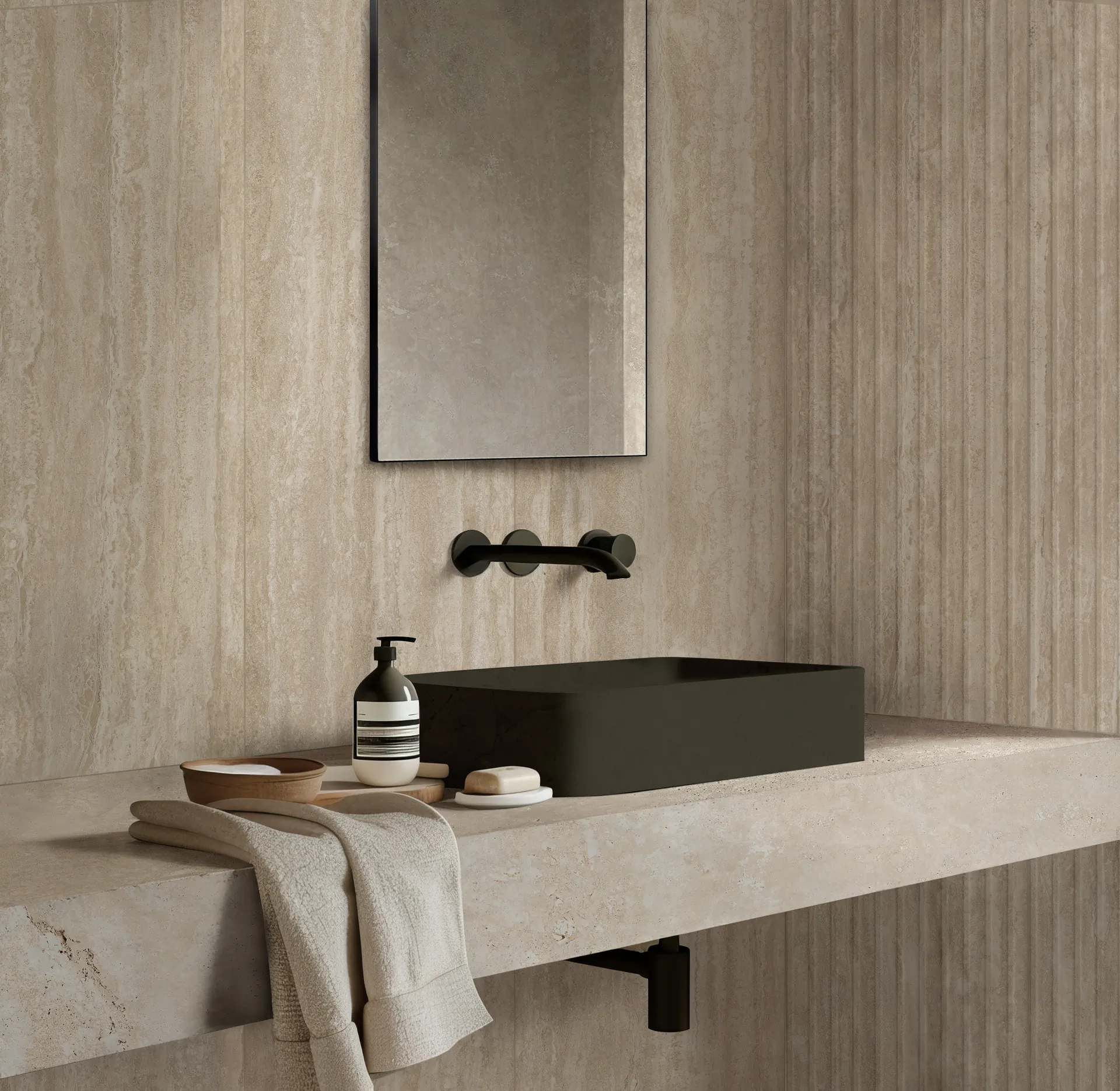 Фото в интерьере Ragno Travertino Wall