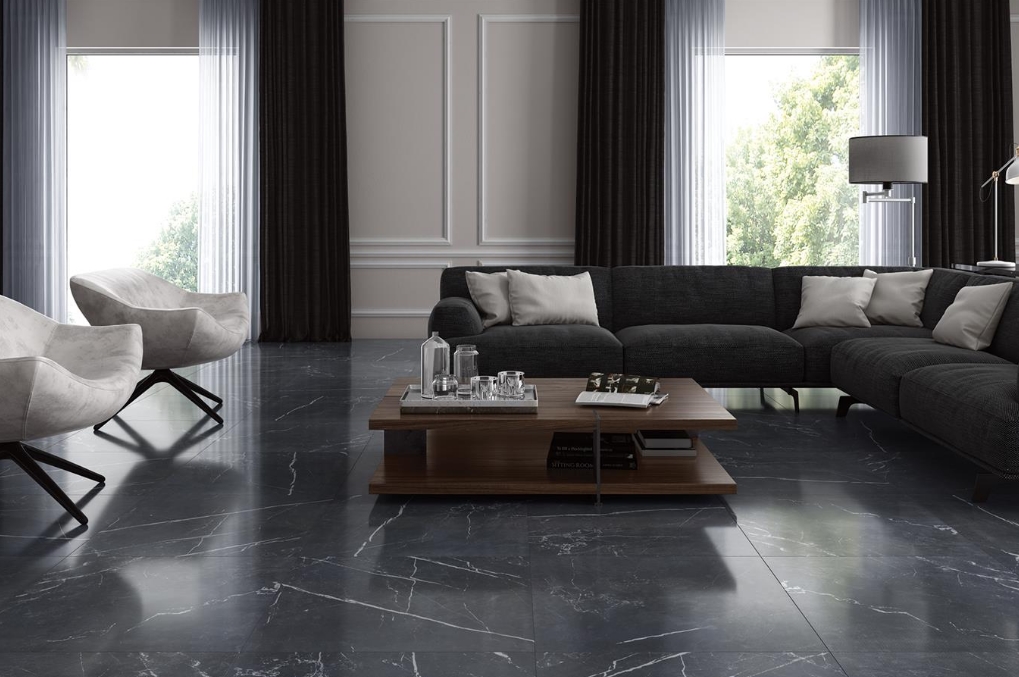 Лаппатированный RAK A12GZCIU-BLK.N0X5P Cerius Black Lapp 60х120 — фото 2
