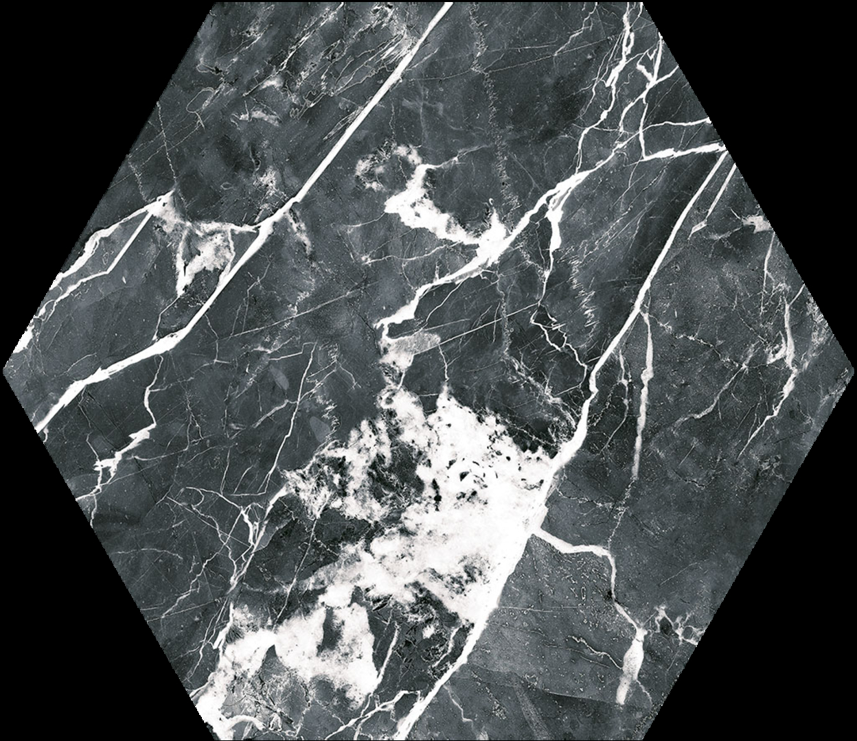 Матовый Realonda Hexamix Dark Marble 28,5x33 — фото 6