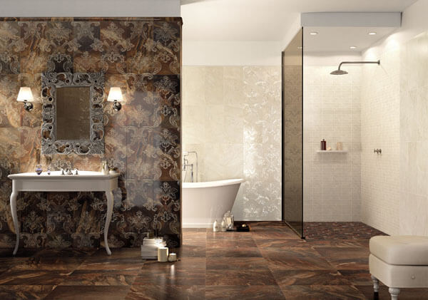 Фото в интерьере для ванной Ricchetti Digi Marble
