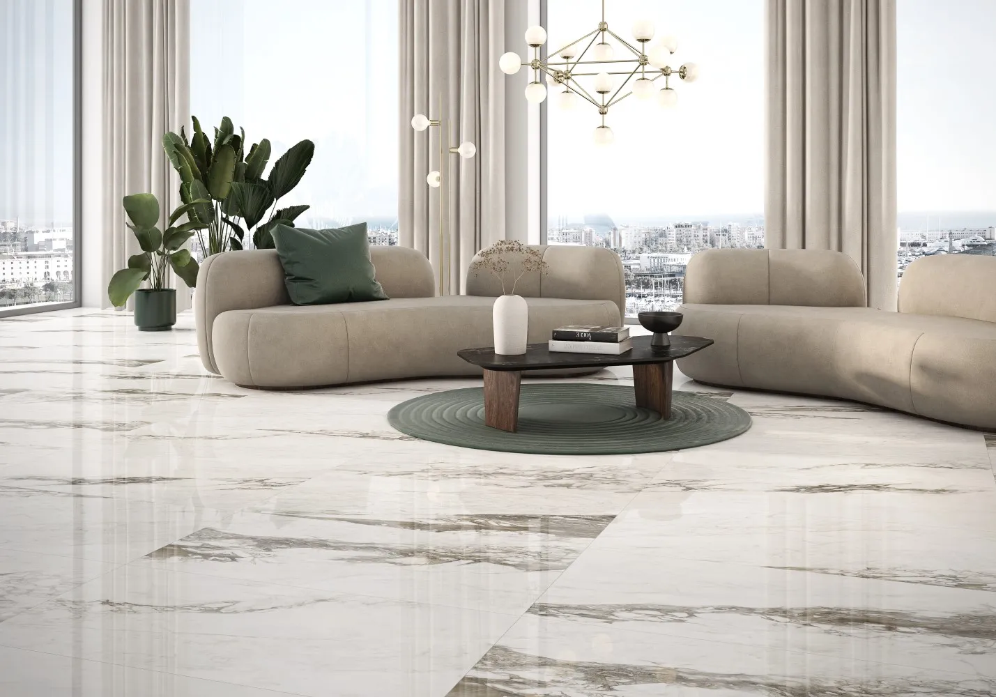 Фото в интерьере Roca Ceramica Marble